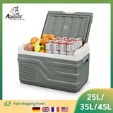 Alpicool NL Series – 25L/35L/45L Portable Car Refrigerator Freezer, 12V/24V DC & 100–240V AC for Travel & Camping