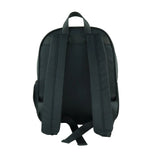 Black Customizable Nylon Backpack – Large Capacity Travel & School Everyday Bag