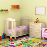 Children’s Giraffe Animal Play Mat – Large Kids’ Bedroom Carpet with Letters & Educational Design