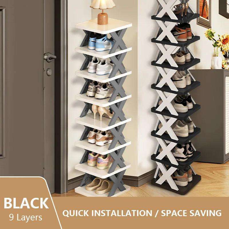 Shoe Organizer Rack – Multi-Layer, Detachable, Space-Saving Shelf for Home Use - PulinGO