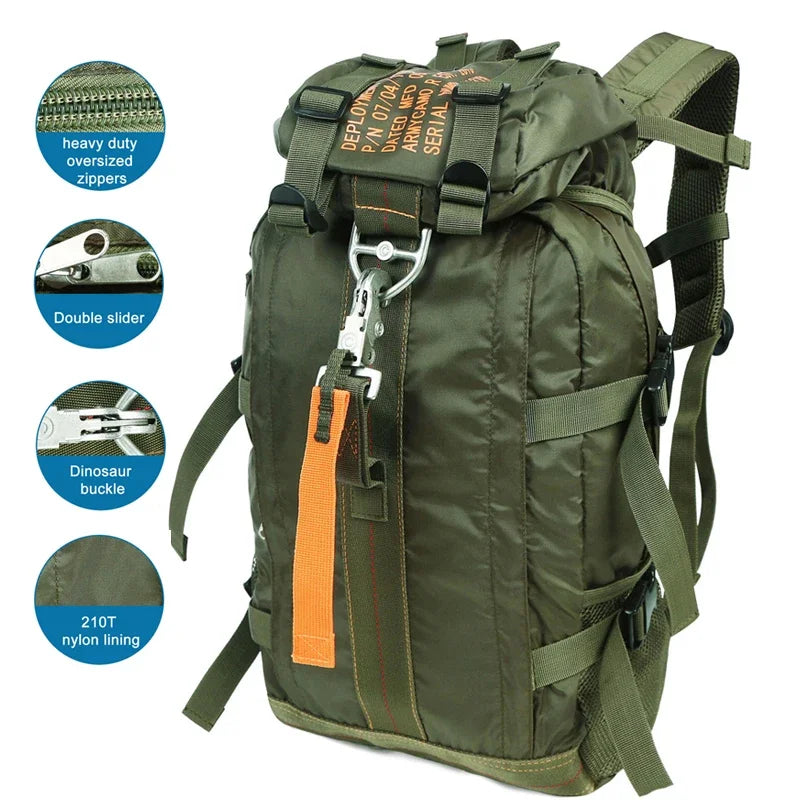 Waterproof Hiking & Trekking Backpack – Lightweight Outdoor Camping Daypack | Men’s Travel Sports Backpack