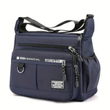 Men’s Waterproof Business Backpack – Wear-Resistant Multi-Pocket Shoulder & Messenger Bag for Work, Travel & Daily Use