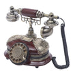 Corded Retro Imitation Antique Rotary-Dial Telephone – Stylish Landline Decor Piece