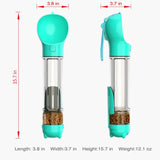 4-in-1 Dog Water Bottle – Portable Travel Water & Food Dispenser for Dogs