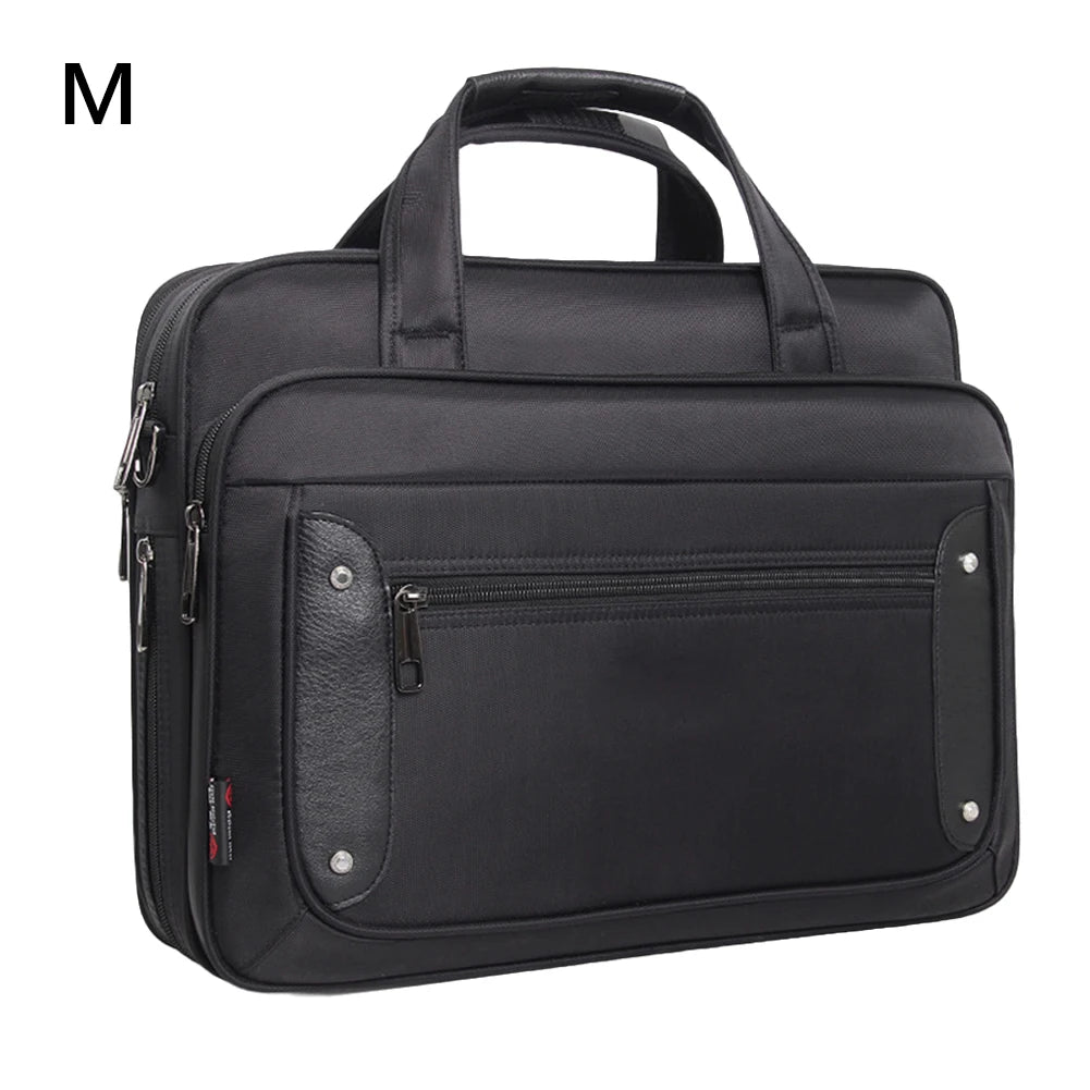 Men’s Laptop Bag – 15.6″ Large Oxford Fabric Laptop Case for MacBook Air/Pro, Huawei, Asus, Dell & Lenovo Notebooks