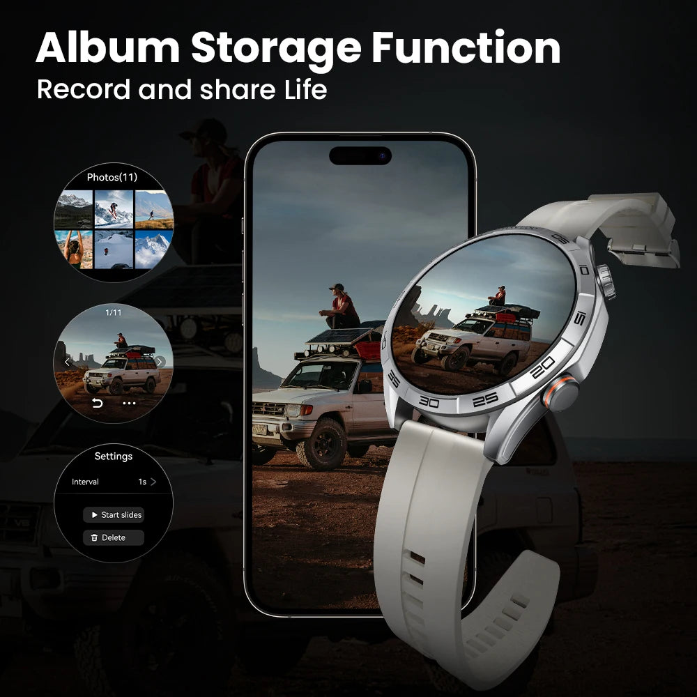 Haylou Solar 5 Smartwatch – 1.58” AMOLED Display, 60Hz Refresh Rate, Voice Calling, 24H Health Monitoring & Sports Fitness Watch for Men