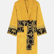 Autumn Winter Unisex Bathrobe – Long Sleeve Plush Homewear Robe with Belt & Pockets | Cozy Couple Pajama Robe