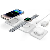 Magnetic Wireless Charger 3-in-1 Travel Charging Dock – Fast Charge for iPhone 16/15/14/13/12