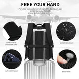 Men’s 15.6" Laptop Backpack – School & Travel Bag for Boys/Teens | USB Charging Port Durable Daypack