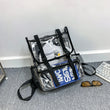 Transparent PVC Laptop Backpack – Waterproof Clear College Rucksack with Large Capacity for Women & Men
