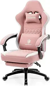Ergonomic Gaming Chair – Breathable Fabric Gamer Seat with Gel Pad, Pocket Spring Cushion & Storage Bag