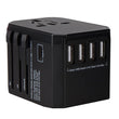 Melery International Travel Smart Adapter – Universal Plug with USB & Type-C Charger for US/EU/UK/AU