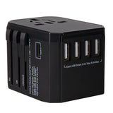 Melery International Travel Smart Adapter – Universal Plug with USB & Type-C Charger for US/EU/UK/AU
