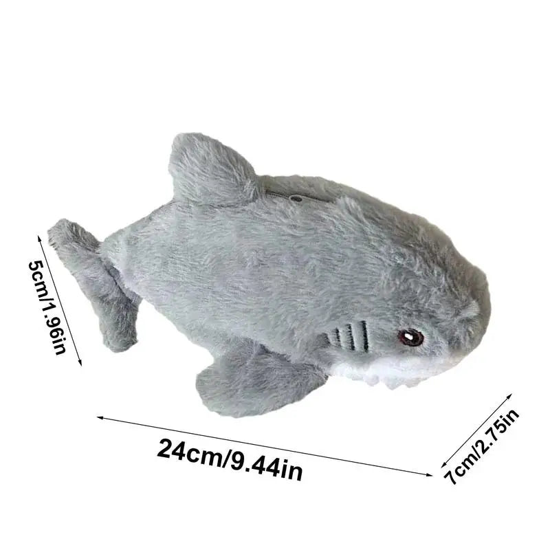 Cute Plush Shark Pencil Case – Large Capacity Stationery Storage Bag, Back-to-School Pen Pouch for Kids, School & Office Supplies