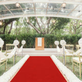 3FT x 33FT Red Carpet Runner – Luxury Aisle Rug for Weddings, Parties & Special Event Decorations