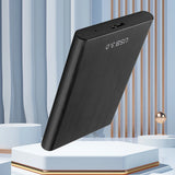 2.5″ Portable Hard Disk Box – USB 3.0 External Hard Drive Enclosure for 1TB Mobile HDD, Tool-Free Installation