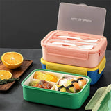 Kids Microwave-Safe Lunch Box Food Warmer – Leakproof Split PP Plastic Lunch Container