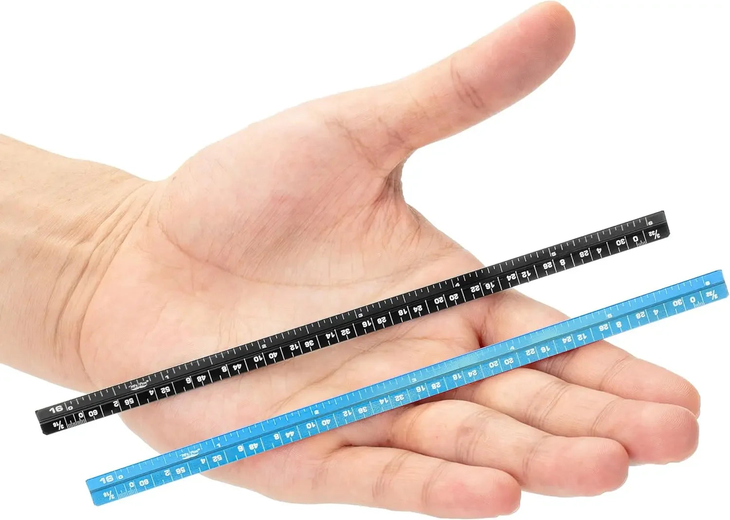 6-Inch Pocket Architectural Scale Ruler – Compact 2-Pack Precision Measuring Tool