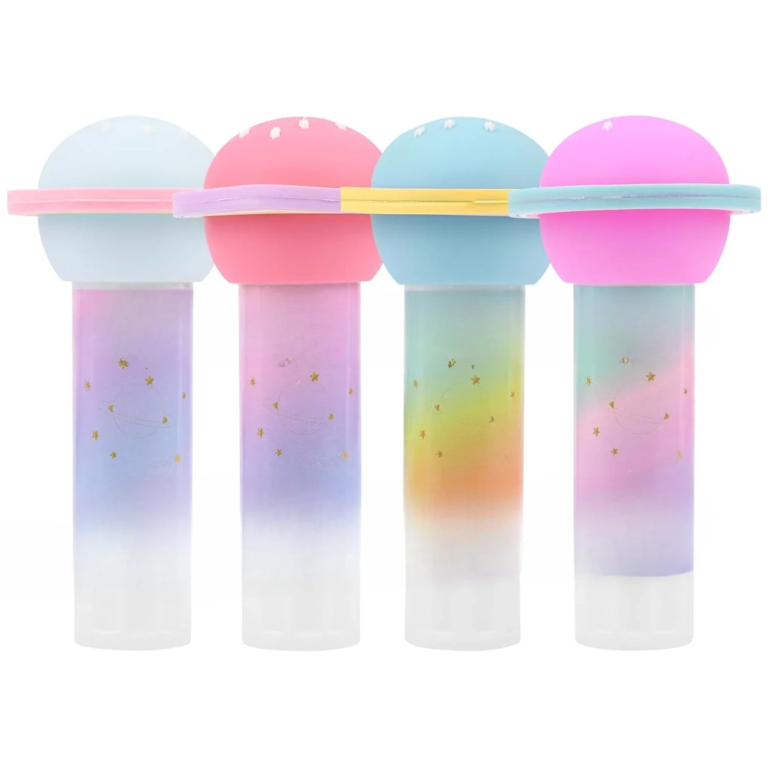 4-Pack Cute Solid Glue Sticks – Cartoon School & Office Craft Adhesive Supplies