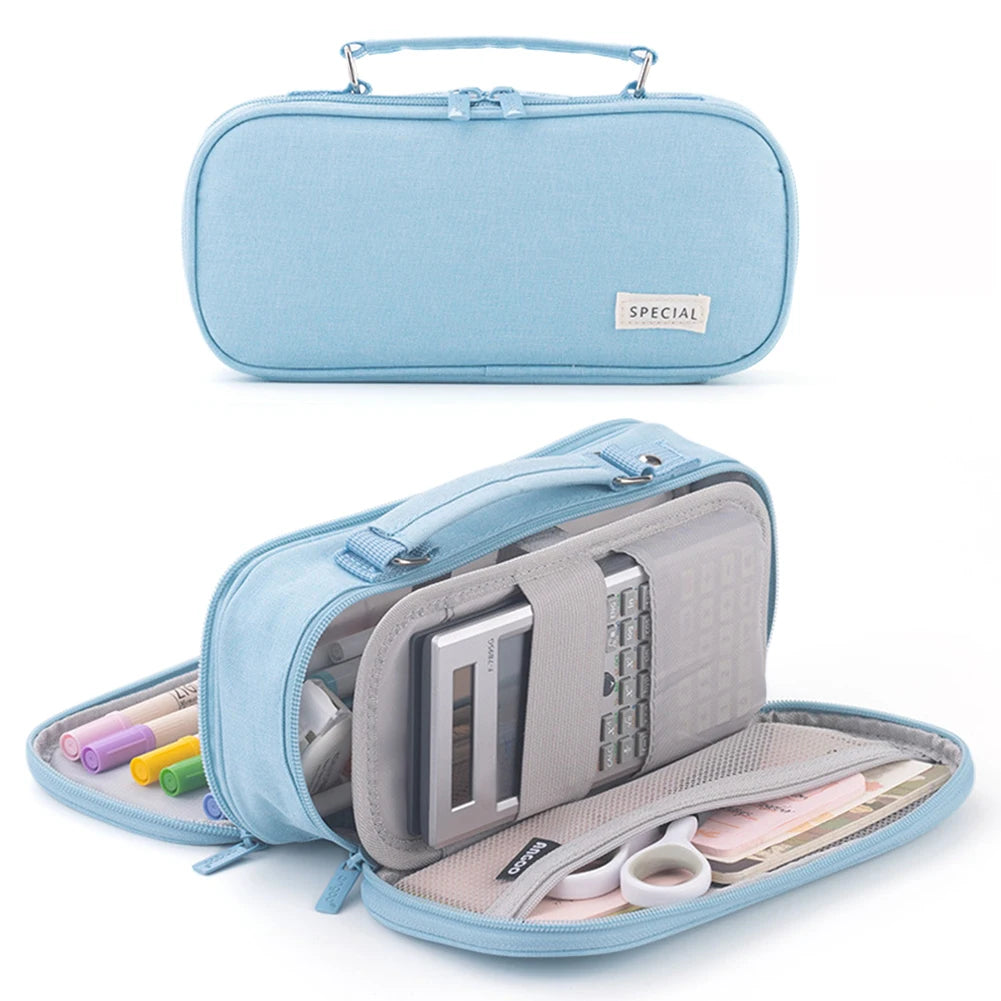 Multifunctional Pencil Bag with Handle – Travel & Sketch Storage Pouch