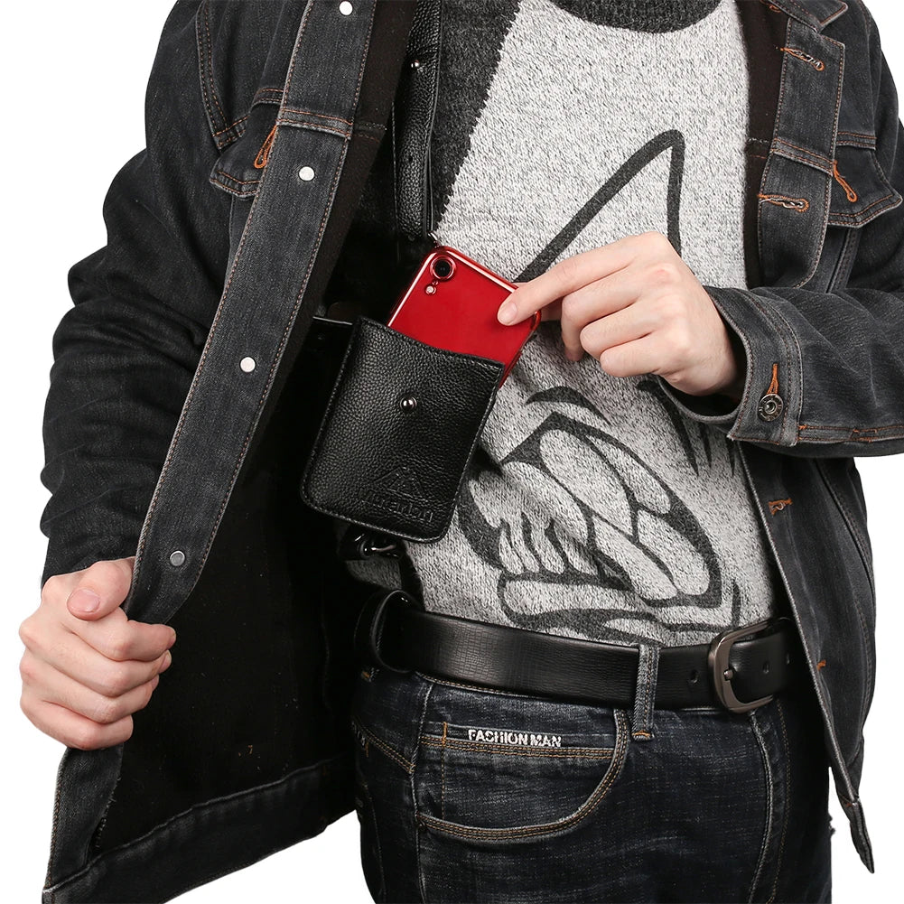 Anti-Theft Underarm Shoulder Bag – Concealed Holster Wallet Pack | Hidden Strap Security Crossbody Bag