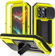 Heavy Duty Armor Rugged Metal Case – Military Shockproof Cover with Screen & Camera Protector for iPhone 16 Series