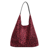 Women’s Leopard Print Top-Handle Tote & Hobo Bag Set – Large Capacity Satchel with Small Purse
