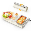 Household Electric Food Warming Tray – Foldable Food Warmer Plate with 4 Adjustable Temperature Settings for Fast & Constant Heating