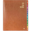 2025–2026 Monthly Planner – 18-Month Faux Leather Calendar with Notes Pages & Twin-Wire Binding 📔