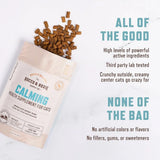 Cat Calming Treats with Melatonin Stress Relief and Relaxation Chewy Chicken Flavored Chews Grooming Travel Vet Visits Sleep Aid