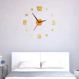 Silent DIY Wall Clock – Creative Night-Light Wall Decoration for Living Room & Bedroom