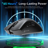 MambaSnake X Attack Shark R1 Wireless/Wired Gaming Mouse – 59g Superlight with PAW3311 Sensor, BT & 2.4G Tri-Mode Connectivity