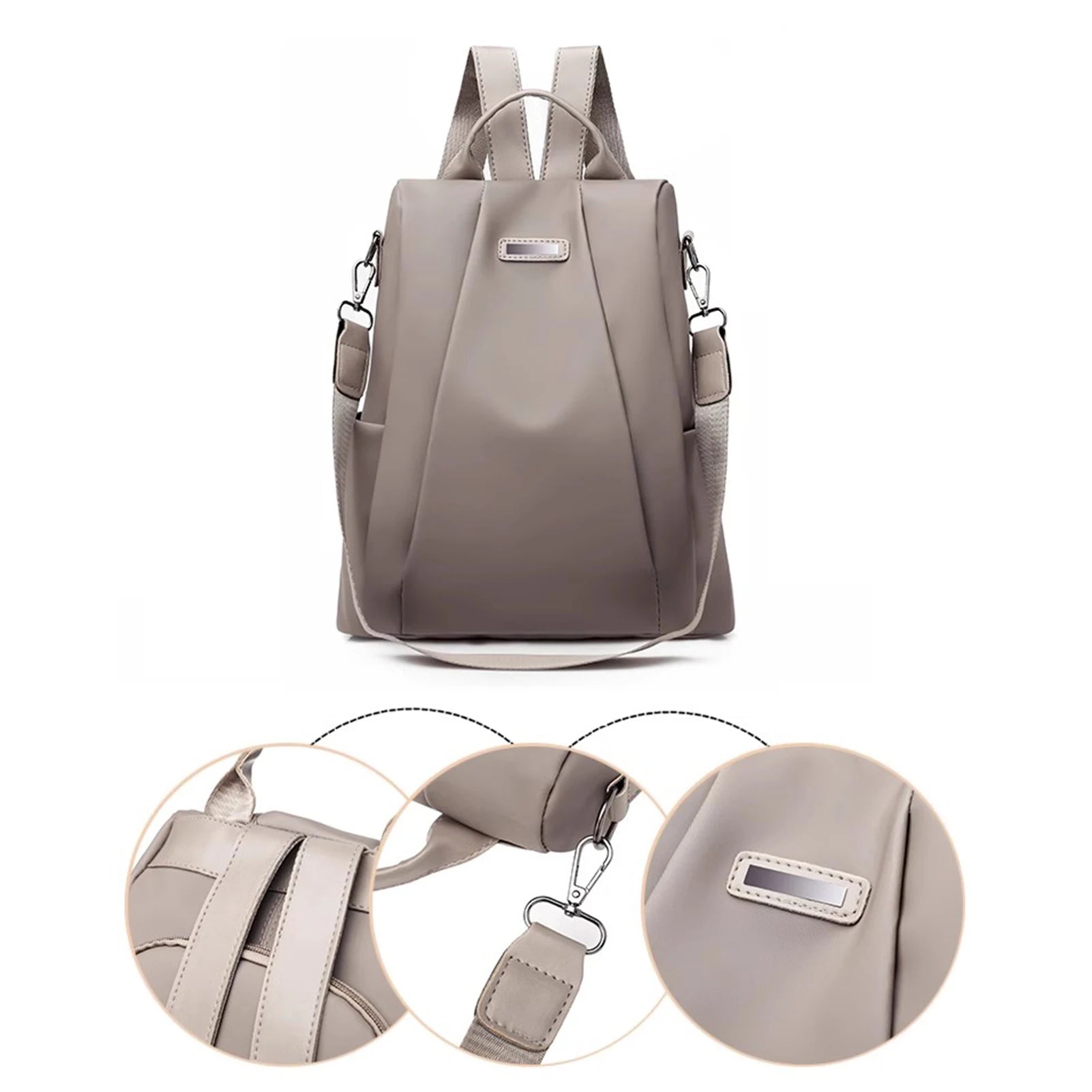 Oxford Cloth Anti-Theft Backpack for Women – Lightweight Multi-Pocket Gift Backpack