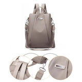Oxford Cloth Anti-Theft Backpack for Women – Lightweight Multi-Pocket Gift Backpack