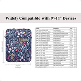 TIMOYO 9–11 Inch Tablet Sleeve Bag – Waterproof Carrying Case with Strap for iPad 11″ Air, iPad 10th Gen, 9th/8th/7th Gen