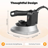 110V 1200W Gravity-Feed Industrial Steam Iron – Heavy-Duty Electric Iron for Professional Garment Pressing