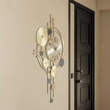 Modern Decorative Iron Wall Clock – Artistic Silent Wall Clock for Living Room & Office Home Décor