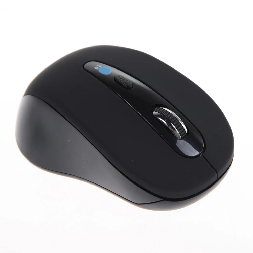 Small Portable Wireless Bluetooth Mouse – Compact Cordless Optical Mouse for Laptop, PC & Tablet