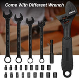 Household Tool Kit with Drill, Wrench & Socket Set – Complete Hand Tools for Home, Car & Mechanic Repairs 🧰✨