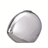 Smooth Mirror Acrylic Egg-Shaped Clutch – Luxury Shell Handbag for Women, Designer Evening & Party Purse