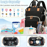 Large-Capacity Multifunctional Diaper Bag Backpack – Travel & Nursing Essentials
