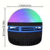 Aurora Borealis Starry Sky Projector – LED Galaxy Night Light with Remote, 7 Lighting Effects & Rotating Star Projector for Bedroom Decor