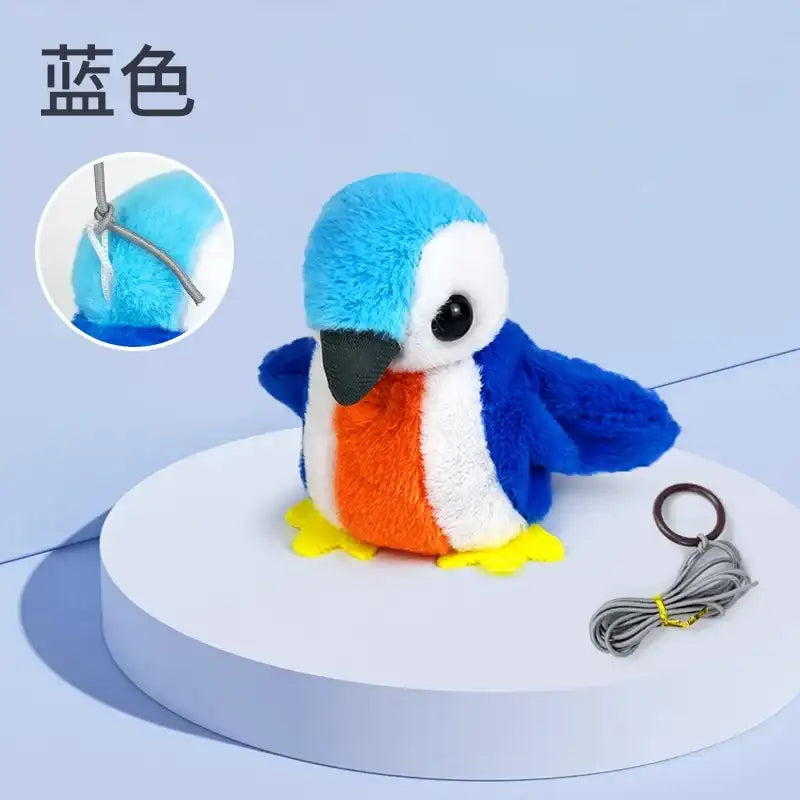 Interactive Sparrow Cat Toy with Flapping Wings & Catnip – Motion Sensor Bird-Style Plaything for Cats