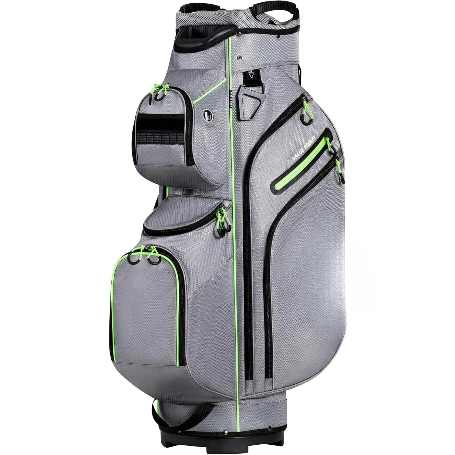 15-Way Organizer Divider Top Golf Cart Bag with Handles & Rain Cover – Large Capacity Club Storage Bag for Men & Women