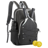 Large-capacity pickleball racket backpack – portable paddle bag rucksack for hiking, sports, traveling & outdoor outings