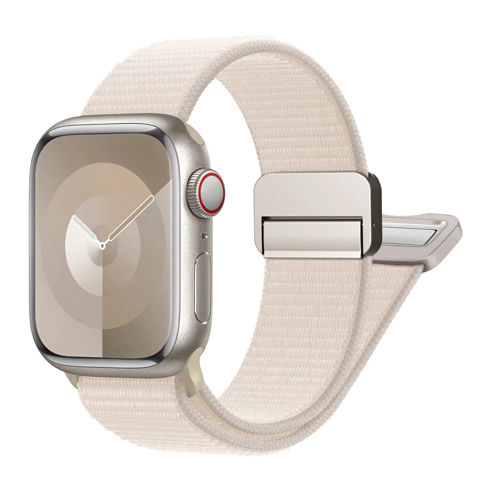 Magnetic Loop Nylon Apple Watch Band – Bracelet Style Strap for Ultra 2, SE & Series 3–9, Compatible with 38/40/41/42/44/45/49mm Models