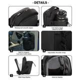 Magnetic gym crossbody bag – water bottle pouch with phone holder, lightweight fitness & travel sports organizer for men & women