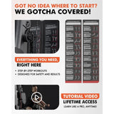 Mikolo Home Gym Workout Station – Compact All-in-One Strength Machine with 150 lb Weight Stack 🏋️