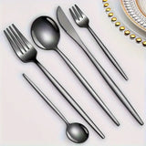 Luxe Golden 60-Piece Stainless Steel Cutlery Set – Mirror Polished Flatware in Gift Box