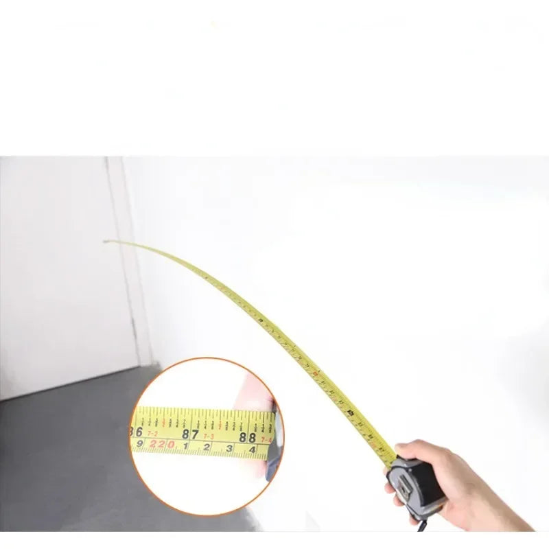 Stainless Steel Magnetic Digital Tape Measure – Heavy-Duty Metric Measuring Tool 3m/5m/7m with Telescopic Steel Blade”